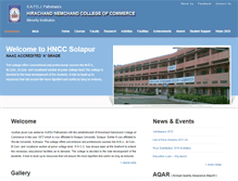 Tablet Screenshot of hnccsolapur.org